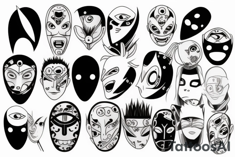 obito mask tattoo idea