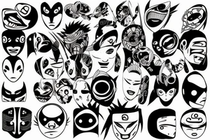 obito mask tattoo idea
