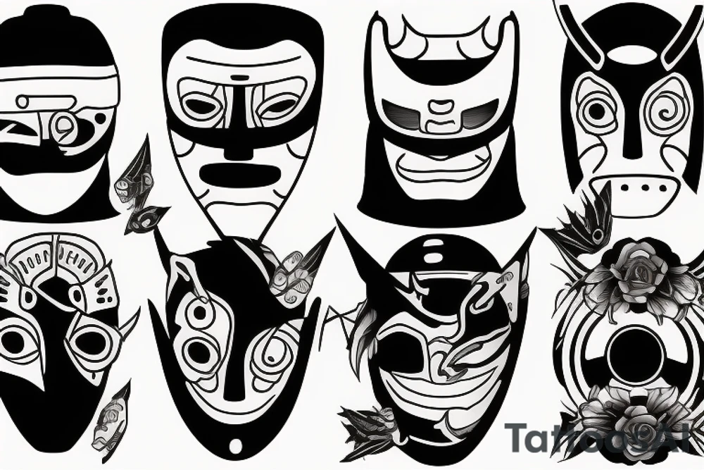 obito mask tattoo idea