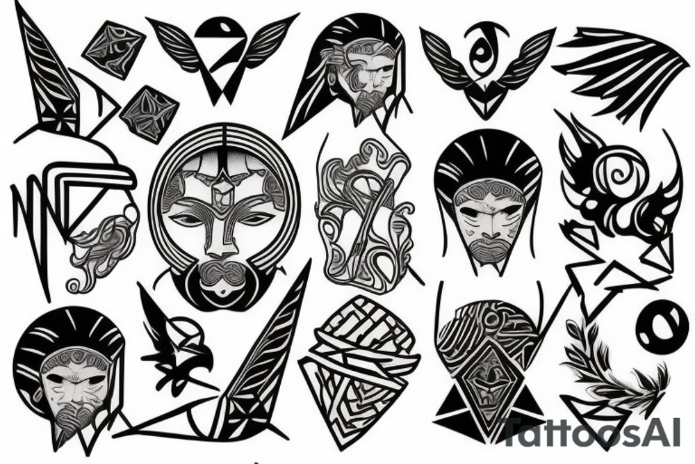 greek gods tattoo idea