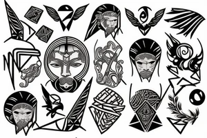 greek gods tattoo idea