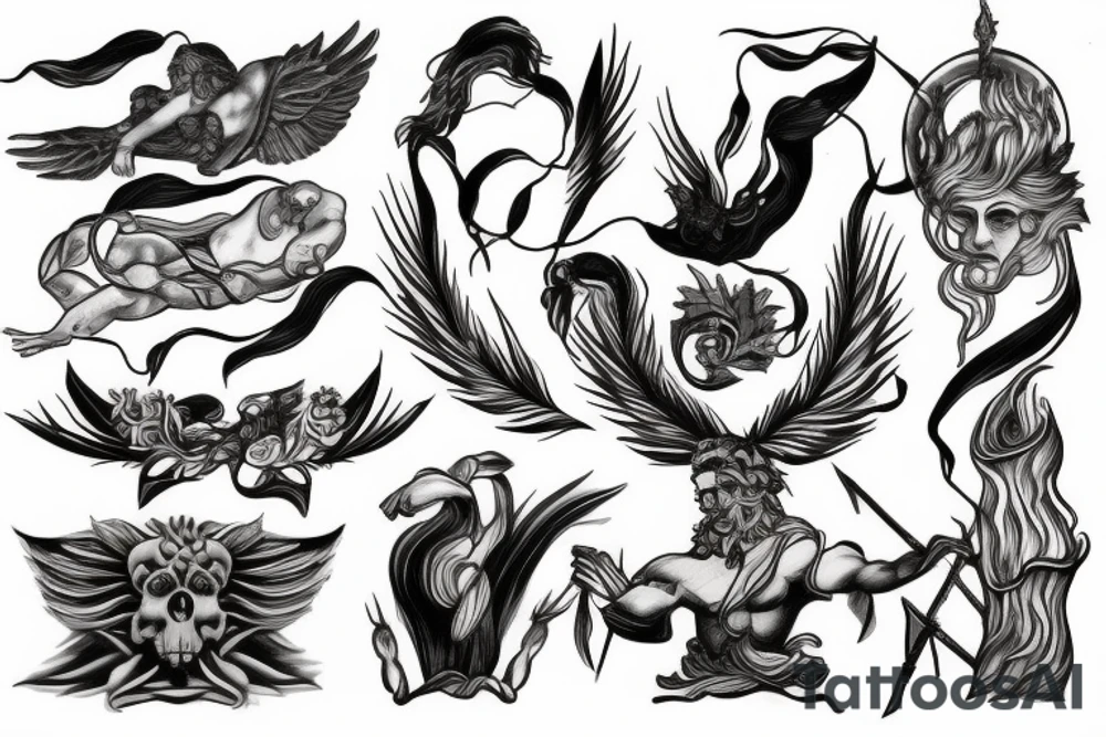 greek gods tattoo idea