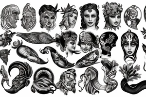 greek gods tattoo idea