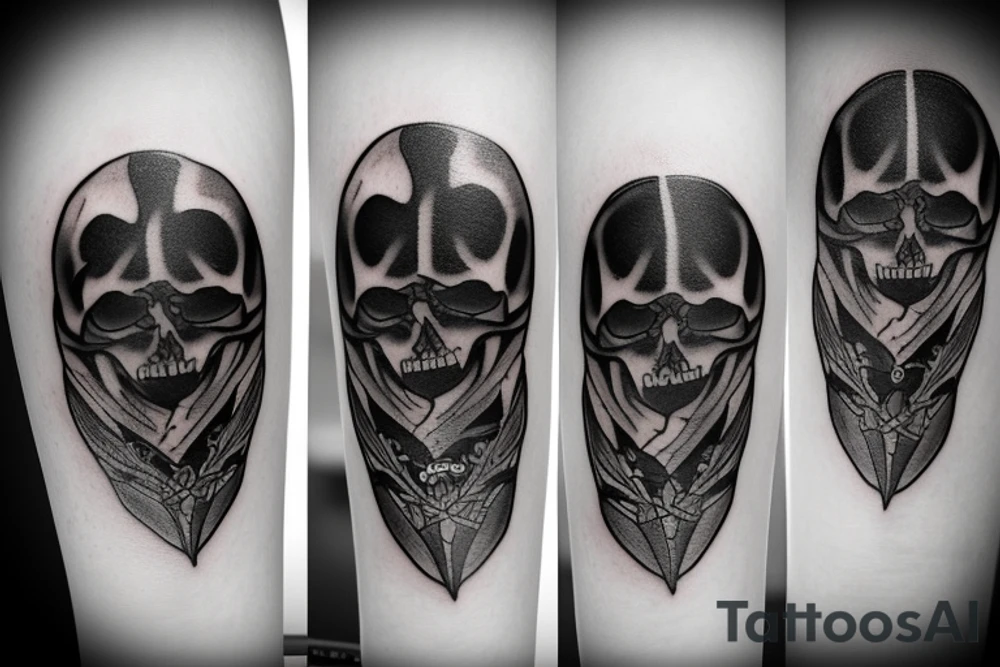 Reaper scythe tattoo idea