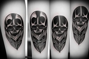 Reaper scythe tattoo idea