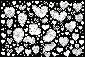 Heart with sparkles tattoo idea