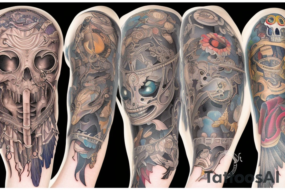 Courage, Temperance, Justice, Wisdom tattoo idea