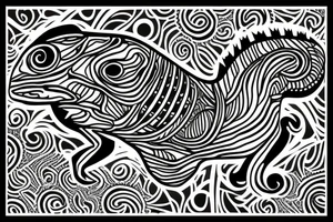 Chameleon tattoo idea