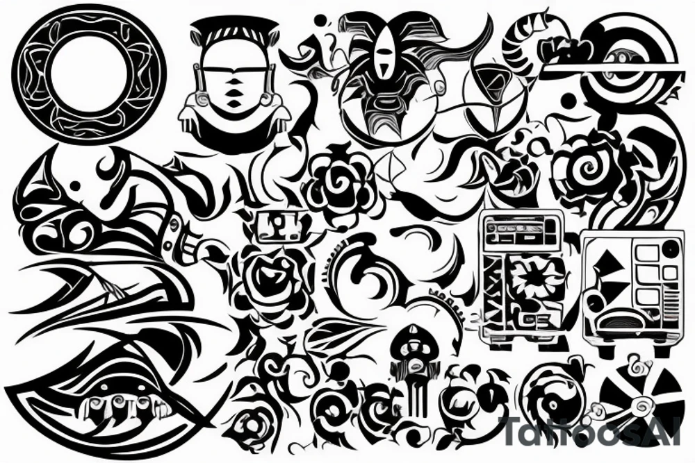 Computer tattoo idea