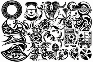 Computer tattoo idea