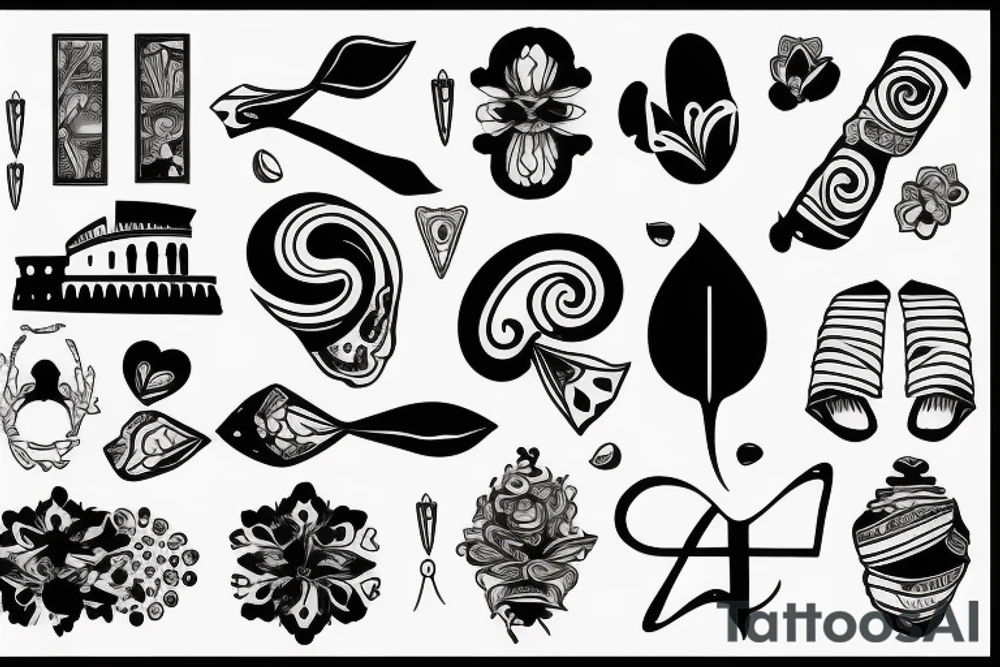 Rome italy tattoo idea