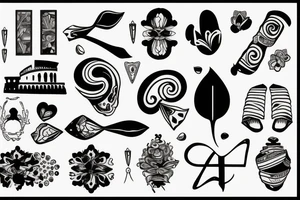 Rome italy tattoo idea