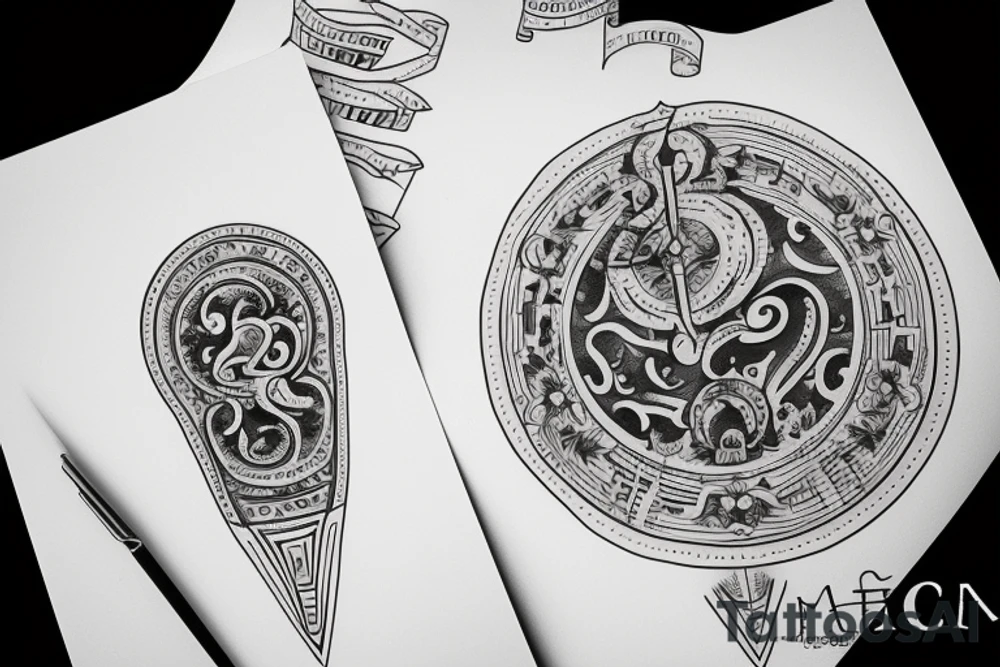 Roman numerals 2022 - 2023 tattoo idea