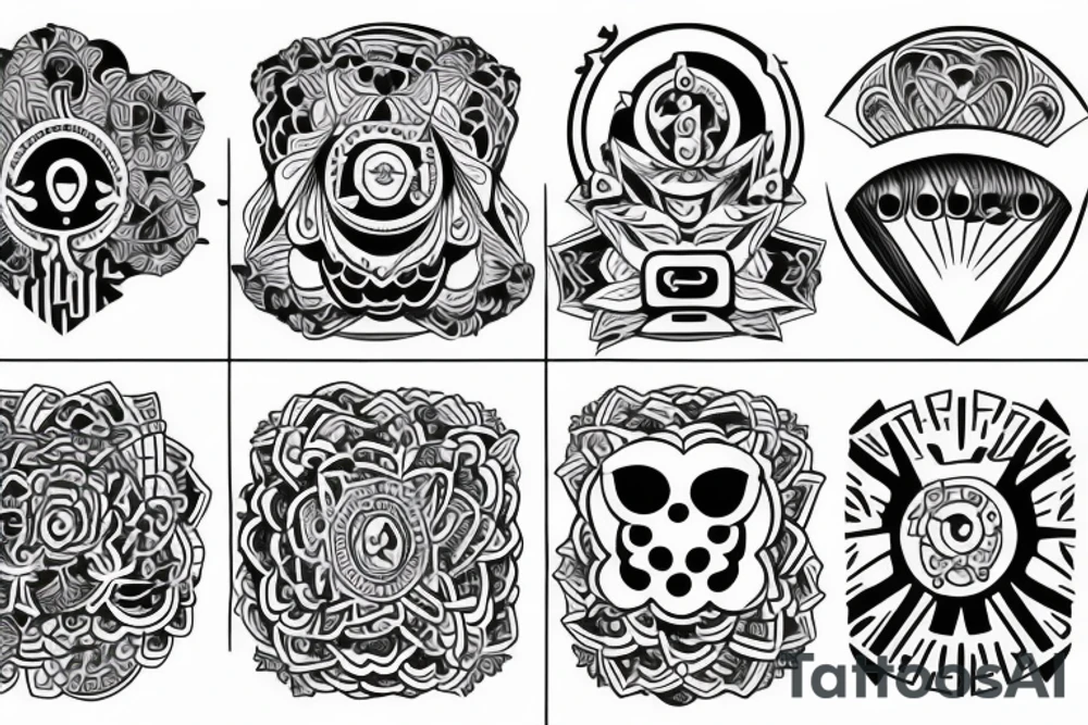 Discipline and emotional control tattoo idea