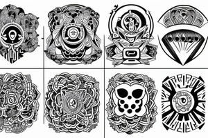 Discipline and emotional control tattoo idea