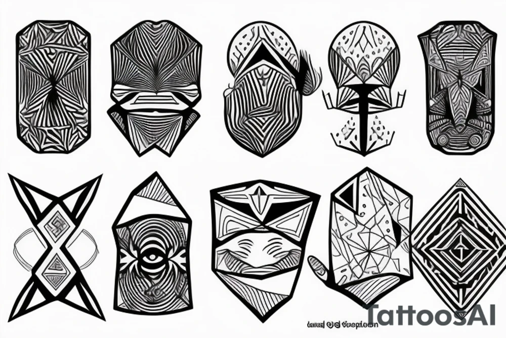 Discipline and emotional control tattoo idea