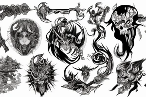 demon slayer tattoo idea