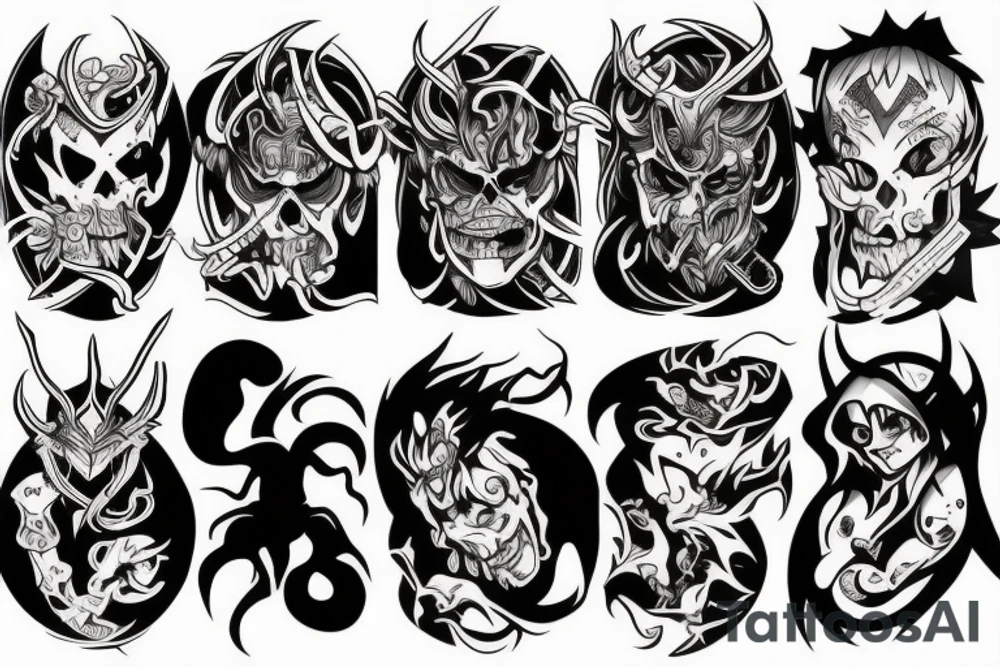 demon slayer tattoo idea