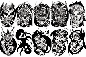 demon slayer tattoo idea