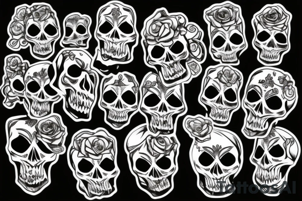 skull tattoo idea