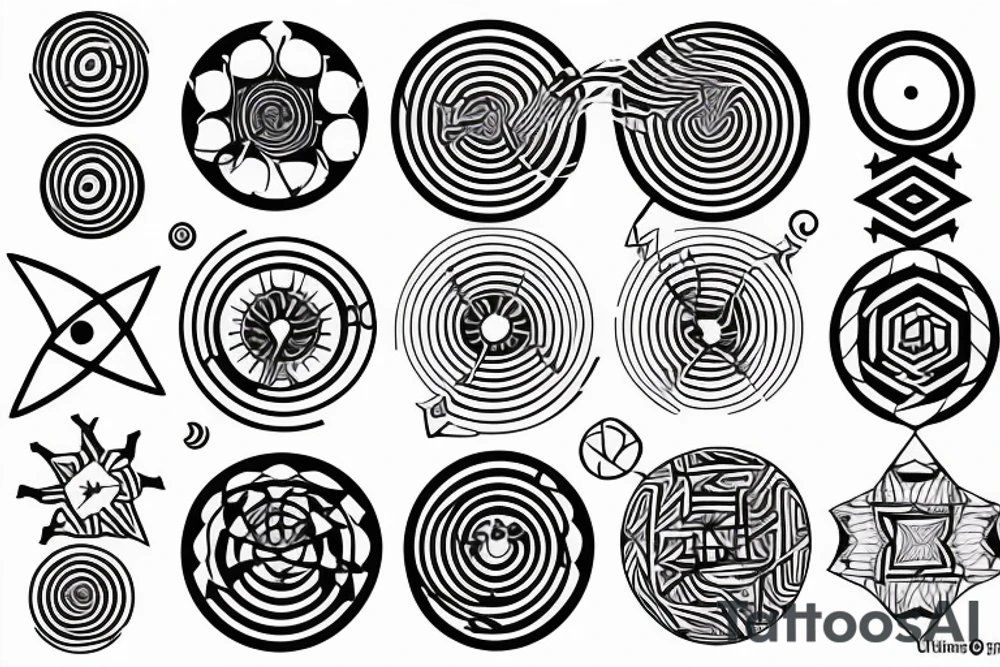 spinning top
free your mind
red pill
matrix tattoo idea