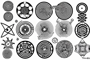 spinning top
free your mind
red pill
matrix tattoo idea
