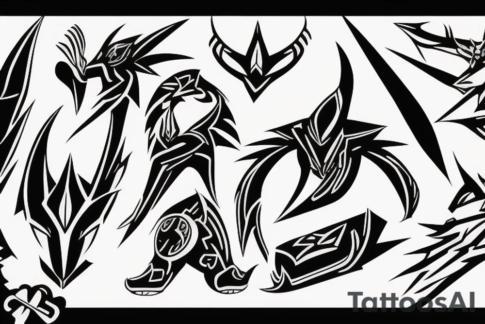 Shadow the hedgehog symbol tattoo idea