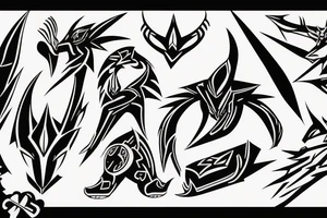 Shadow the hedgehog symbol tattoo idea