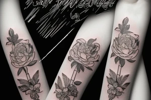small y2k style woman tattoo idea