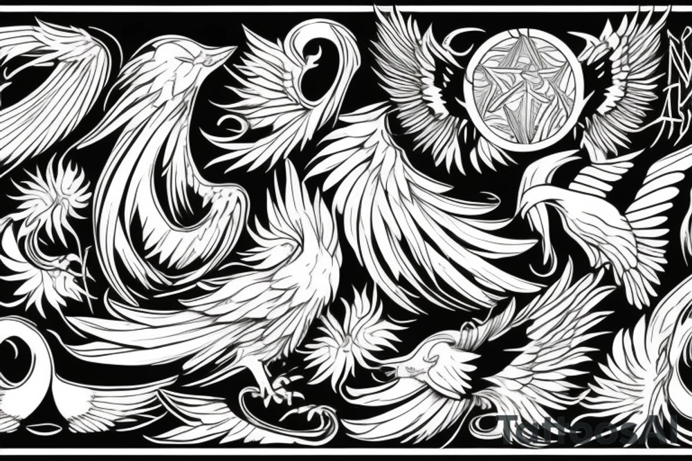 Phoenix tattoo idea