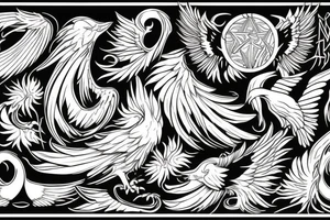 Phoenix tattoo idea