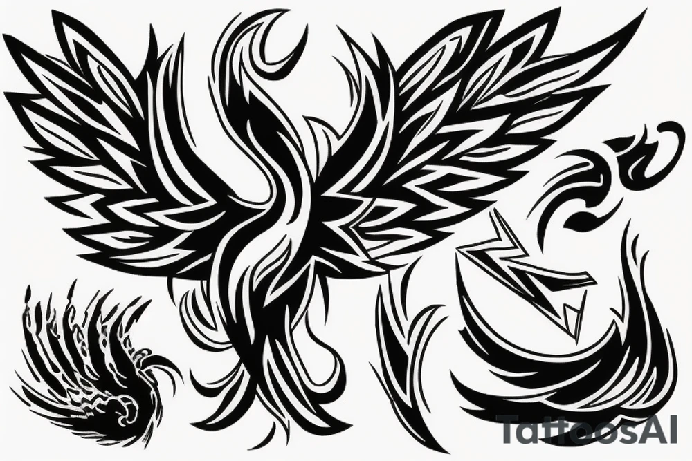Phoenix
Simple tattoo idea
