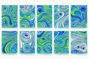 a stratocaster blue and green tattoo idea