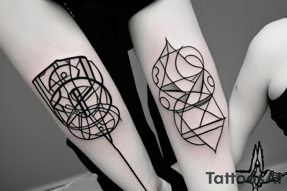 The planet saturn tattoo idea
