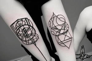 The planet saturn tattoo idea