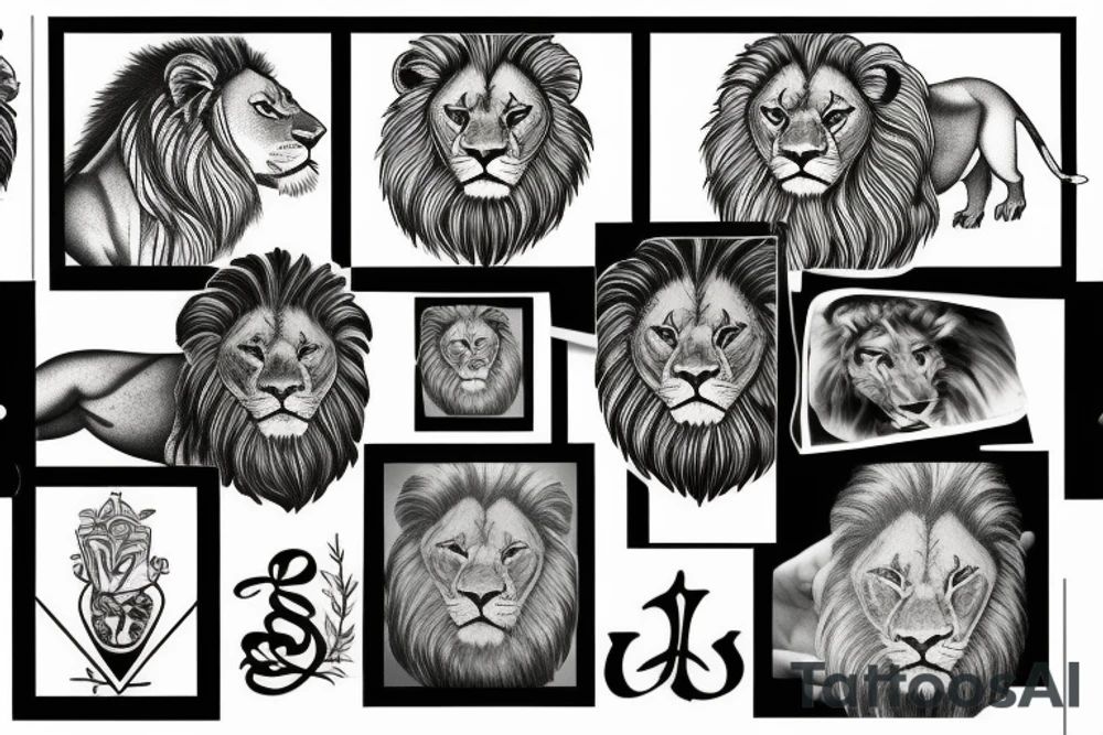 lion tattoo idea