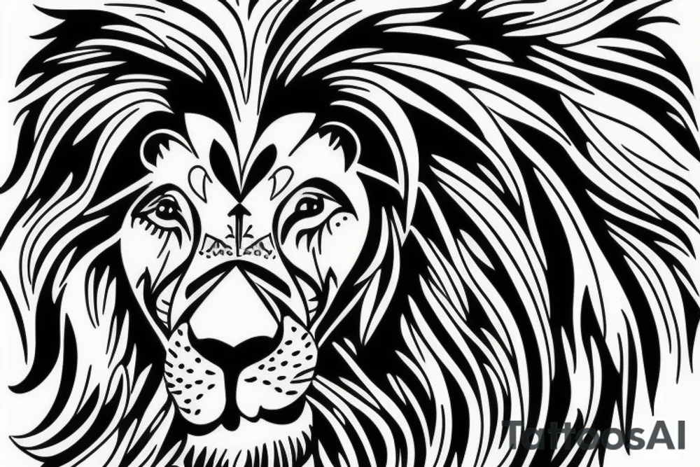 lion tattoo idea