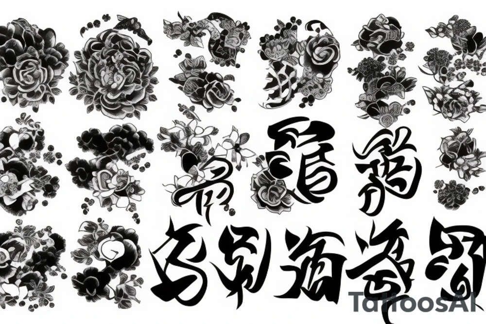 japanese style tattoo idea