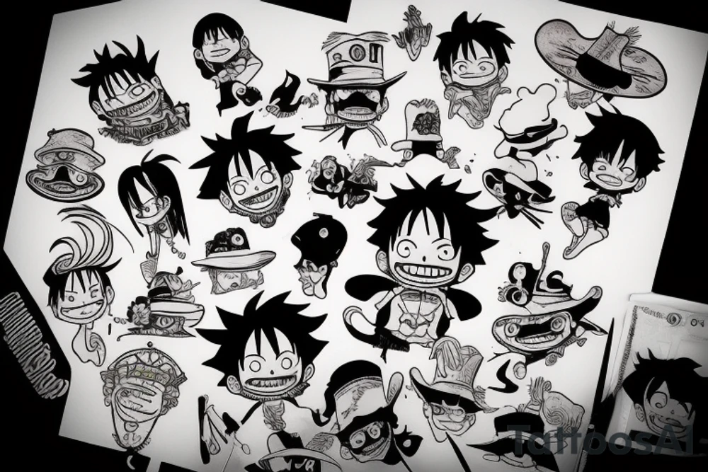 luffy tattoo idea