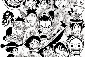 luffy tattoo idea