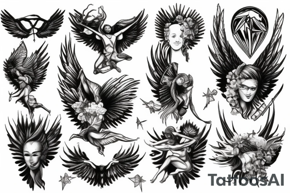 icarus tattoo idea