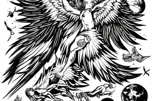 icarus falling from the sky tattoo idea