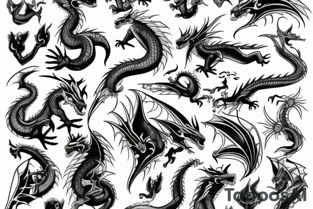 Dragon tattoo idea