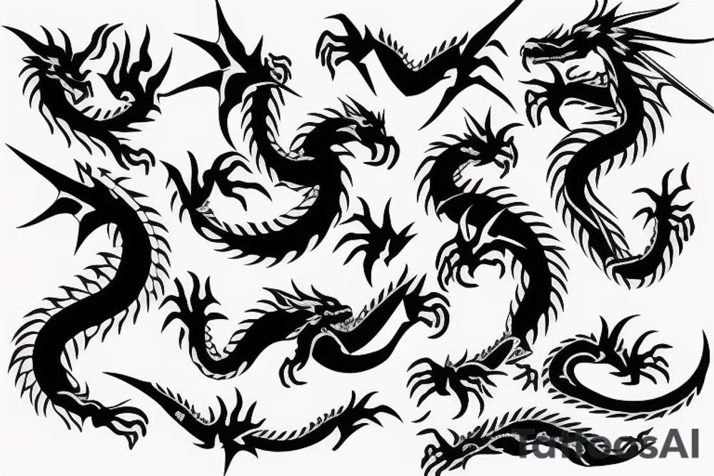 Dragon tattoo idea