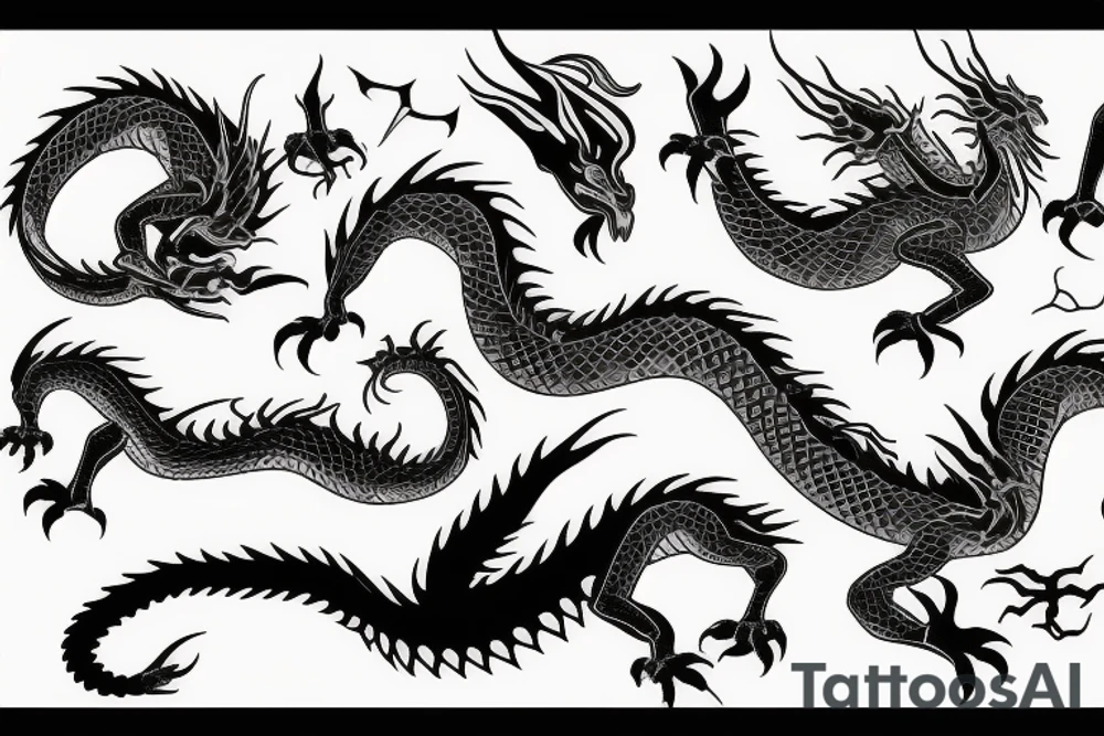 Dragon tattoo idea
