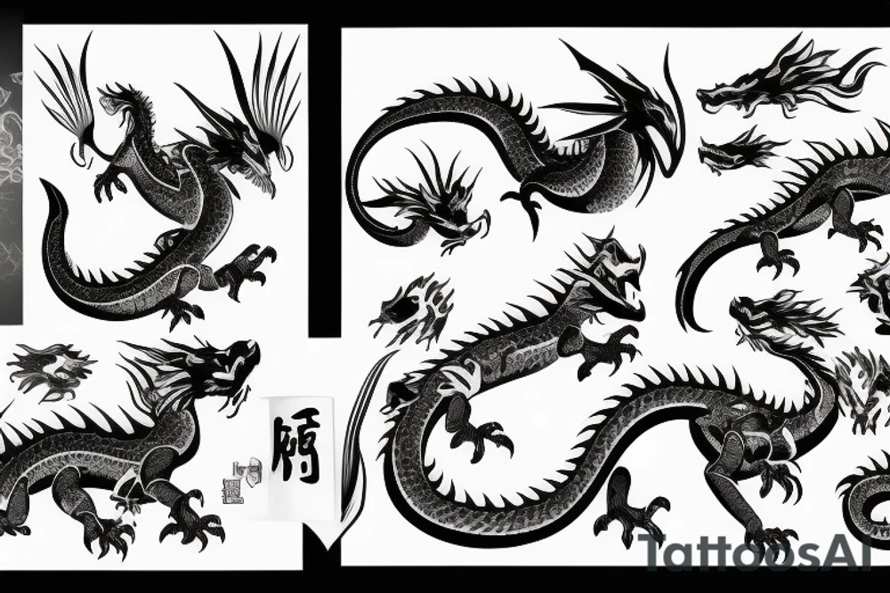 Dragon tattoo idea