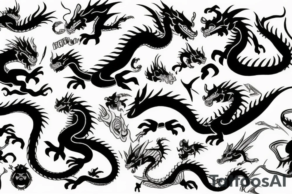 Dragon tattoo idea