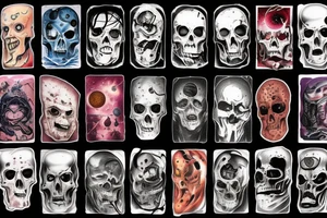 Space, planets, horror tattoo idea
