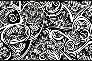 Da Vinci combined with tribal tattoo idea
