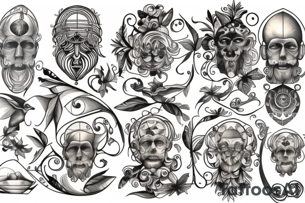 Leonardo da Vinci tattoo idea